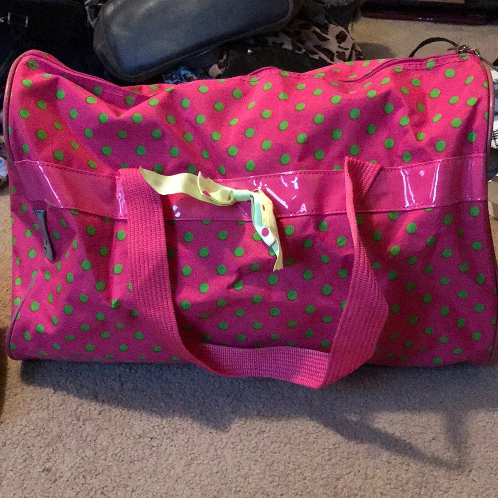 Polka Dot duffel bag